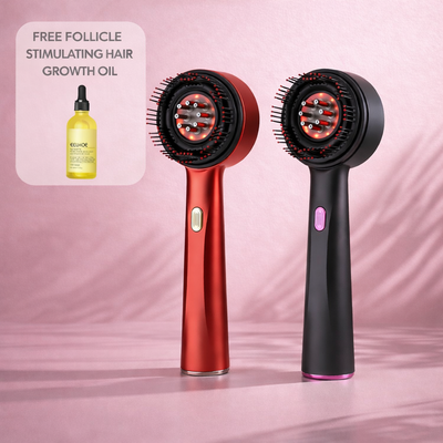 GlowPro Red Light Therapy Scalp Massager for Hair Growth
