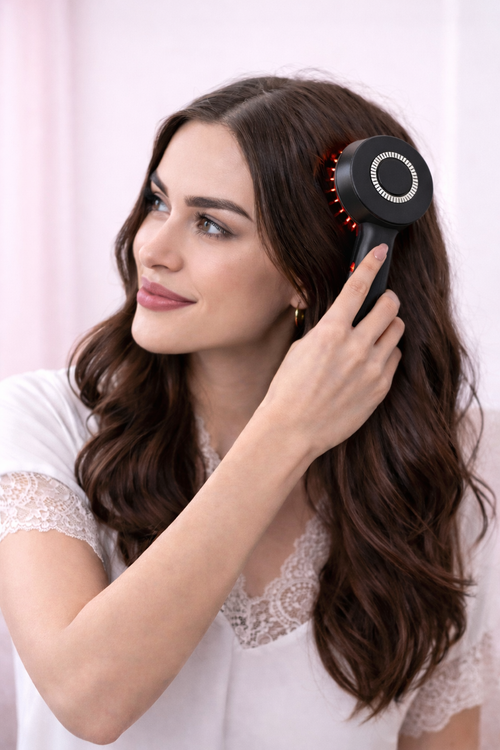 GlowPro Red Light Therapy Scalp Massager for Hair Growth