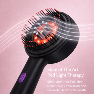 GlowPro Red Light Therapy Scalp Massager for Hair Growth